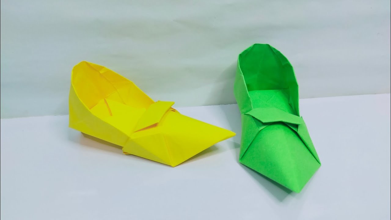 Origami Shoes Easy. Origami Shoes You Can Wear