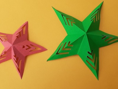 Paper Christmas ???? Star | tried Basteln mit papier  star  ???????? @worldoforigamiartsandcraft9938