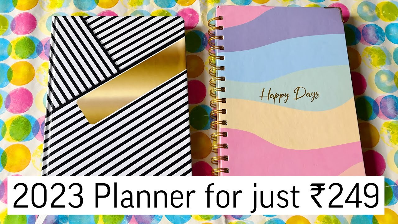Planners under ₹249 2023 planner review + Giveaways. himanishah