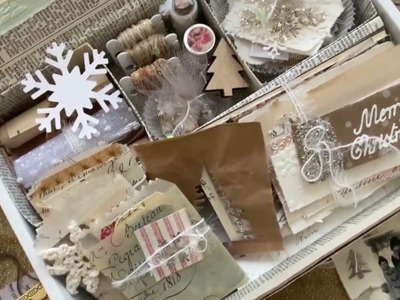 Ruby & Pearl Design Team Project - DIY Christmas Paper Tag & Card Making Kit