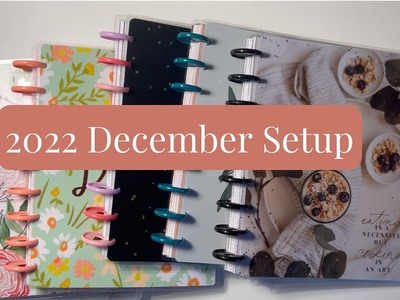 Setup My December Happy Planner with Me