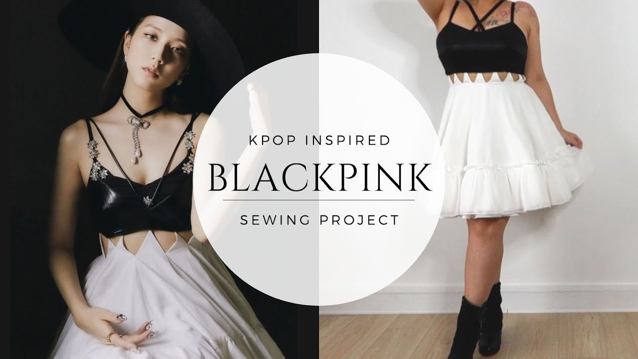 Sewing a dress inspired by BLACKPINK (Jisoo.David Koma edition)