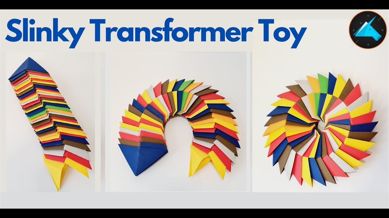 Slinky Transformer Toy | Anti Stress Origami Paper Toy