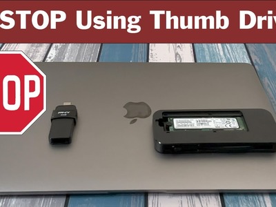 Stop Using Thumb Drives to Move Large Files!  There's a Better Way!