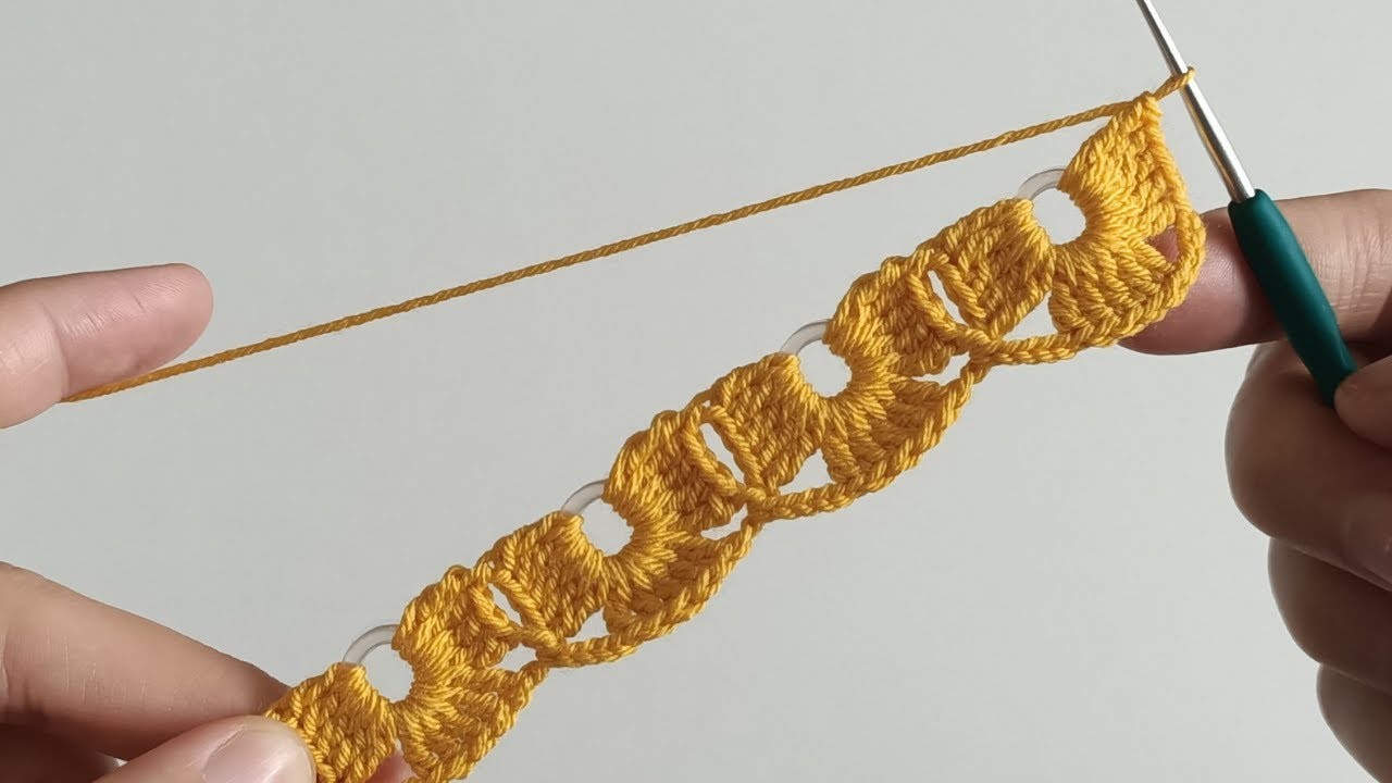 Super Easy Crochet Knitting Motif - Tığ İşi Örgü Motif Yapımı