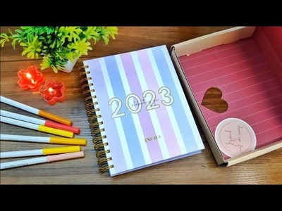 THE GOOD VIBES PLANNER 2023 FROM @themessycorner UNBOXING REVIEW INDIA