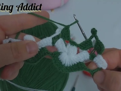 Very Easy Crochet Stitch.#veryeasycraft #knitting #crochet