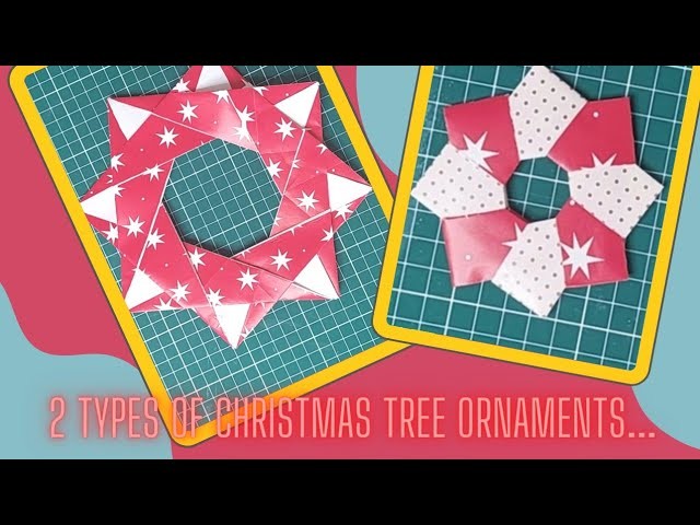 2 types of DIY Christmas tree ornaments | Christmas wreath | Ep.: 56