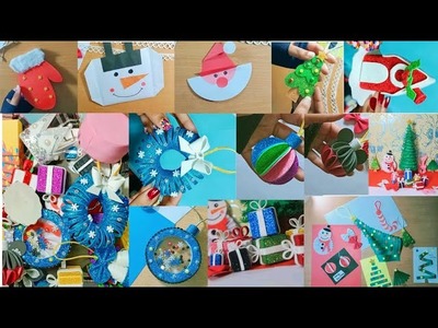 20 Types of Christmas Craft Ideas | Easy homemade Christmas Craft for kids | Cute Christmas hacks |