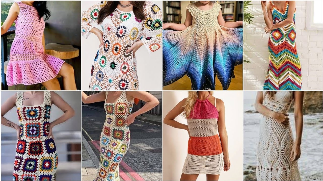30+ Best Crochet Dresses Ideas | Gorgeous Crochet Dress Ideas | Crochet Dress Patterns