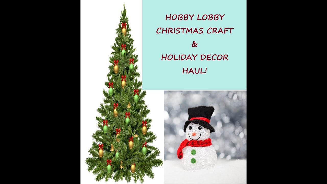 70% off Christmas Craft at Hobby Lobby PLUS 60% of Holiday Party!