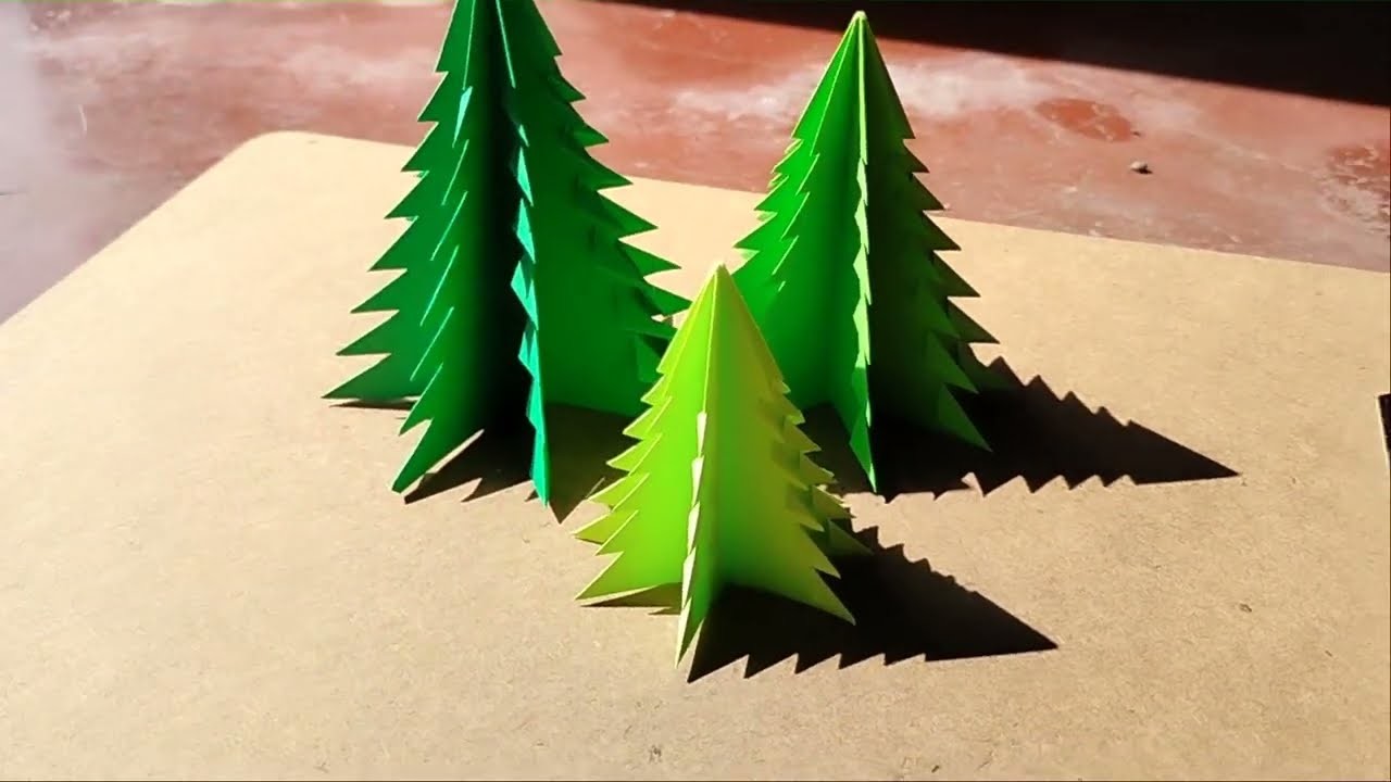 Amazing Do It Yourself CHRISTMAS TREE Origami | Paper Craft | Fabs Arts and Crafts