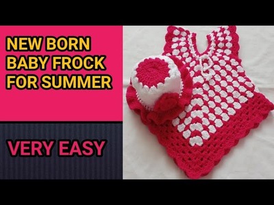 Baby frock set for summer new crochet design