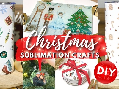 CHRISTMAS DIY Sublimation Craft and Gift Ideas ????Christmas Gift Ideas