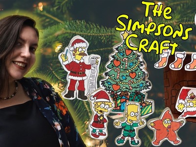 Christmas Simpsons Recycling Craft - Kids Craft - DIY