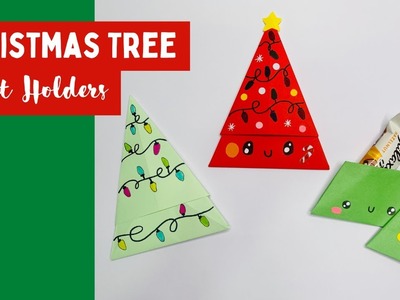 Christmas Tree Treat Holder | Christmas Crafts