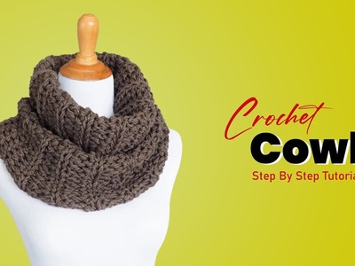 Crochet Cowl - How To Crochet Neck Warmer.Cowl At Home | Diy Crochet Cowl Step By Step Tutorial