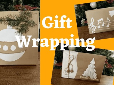 DIY Christmas Gift Wrapping! 3 Ideas to Wrap Presents.