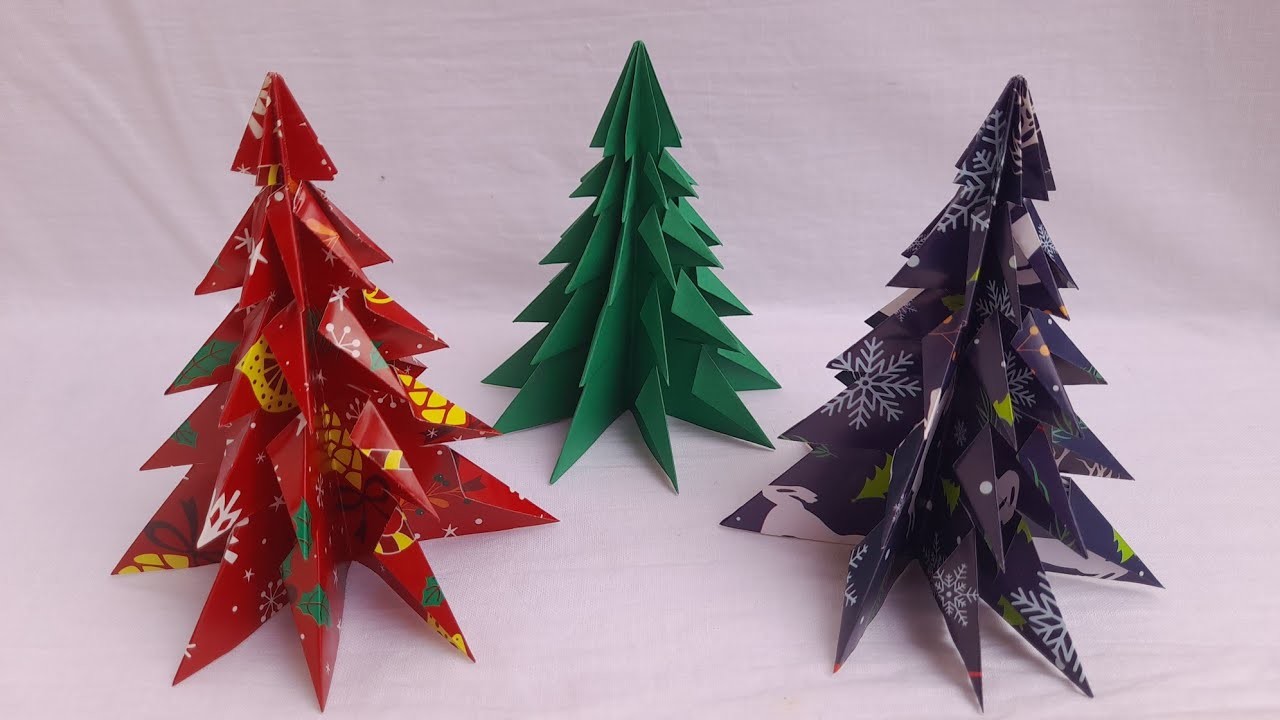 DIY Christmas Ornament | How To Make A Paper Christmas Tree ????