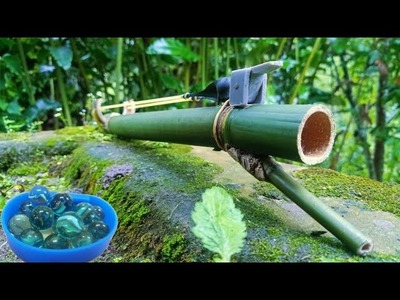????DIY slingshot | Easy crafts to make bamboo slingshots | bamboo crafts