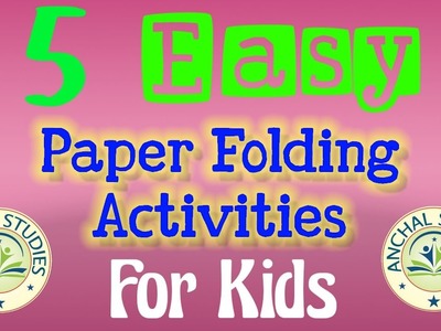 Easy Paper Folding Activity.Origami paper Folding Activity For Kids And School Projects.DIY #crafts