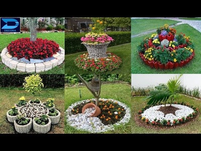 Flower Bed Design Ideas | Creative Small Flower Bed Edging and Stones to Decorate Your Garden 2023
