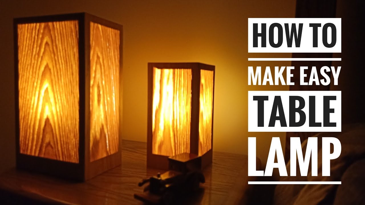 How To Make Easy Table Lamp | Amazing Project Ideas ????#diy #lamp #amazing #project