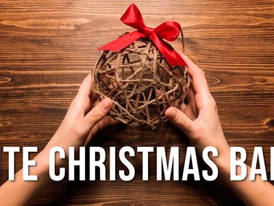 How To Make Jute Christmas Ball | Easy Christmas Decoration | Jute Christmas Ideas | Petite Craft