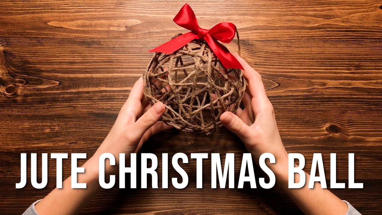 How To Make Jute Christmas Ball | Easy Christmas Decoration | Jute Christmas Ideas | Petite Craft