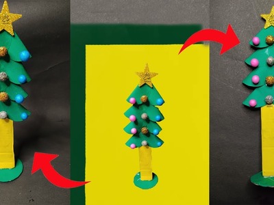 How to make Paper Christmas Tree ???? | DIY Amazing Christmas Tree for Kids |  Art and Craft with Daisy