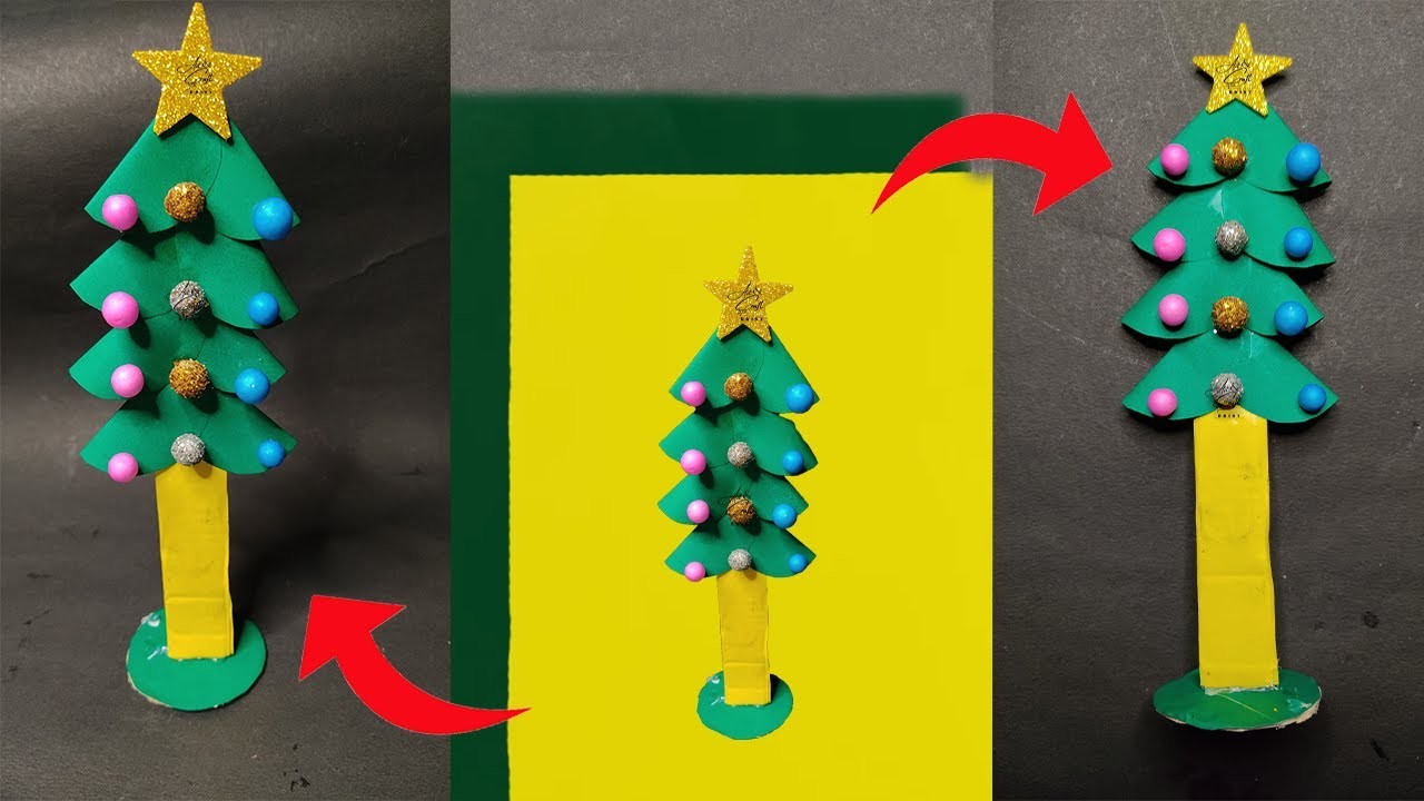 How to make Paper Christmas Tree ???? | DIY Amazing Christmas Tree for Kids |  Art and Craft with Daisy