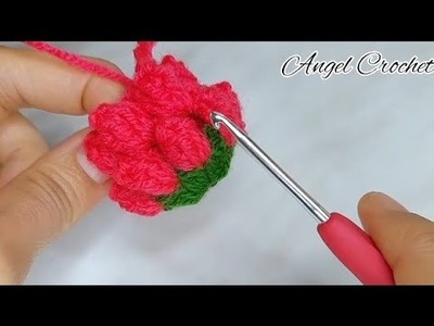 Make a lot of pieces of it without stopping.top crochet