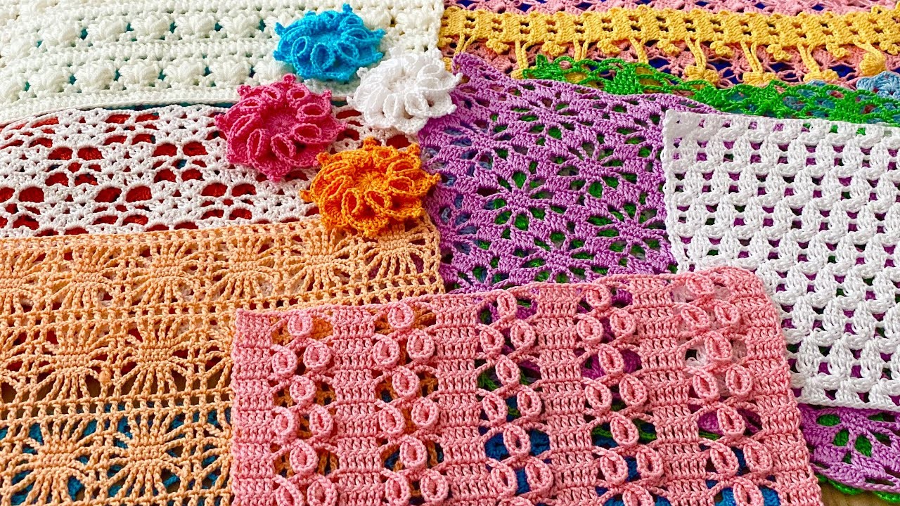 ONE MORE BEAUTIFUL THAN THE OTHER- Some of the Crochet Motifs on My Channel (Part 3)