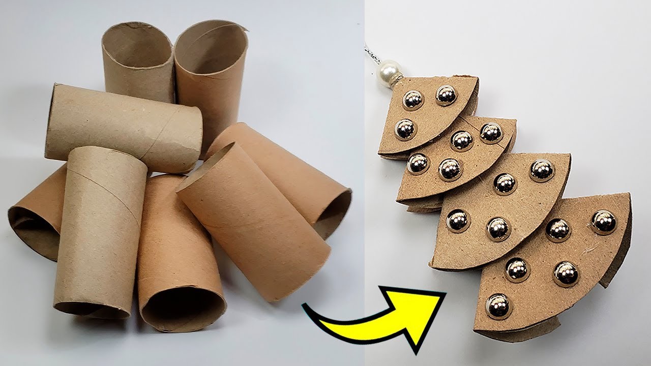 Paper Tree DIY | Christmas Decorations From Toilet Paper Rolls | Fantastic Paper Christmas Tree