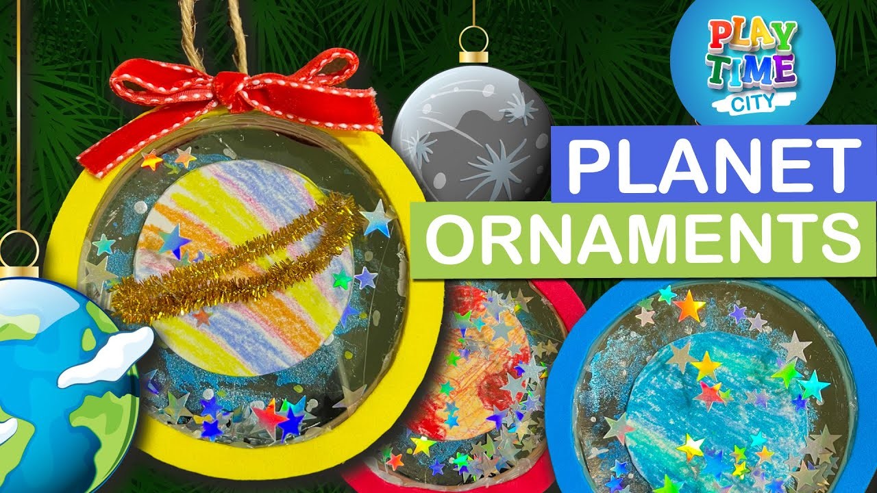 Planet Ornaments! Solar System Christmas Project - Fun Facts about the Planets
