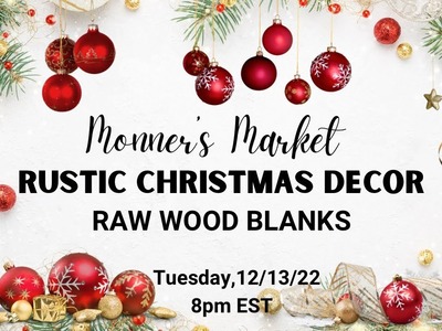 Rustic Christmas Decor * Raw Wood Blanks * Farmhouse DIYs * North Pole Directional Sign