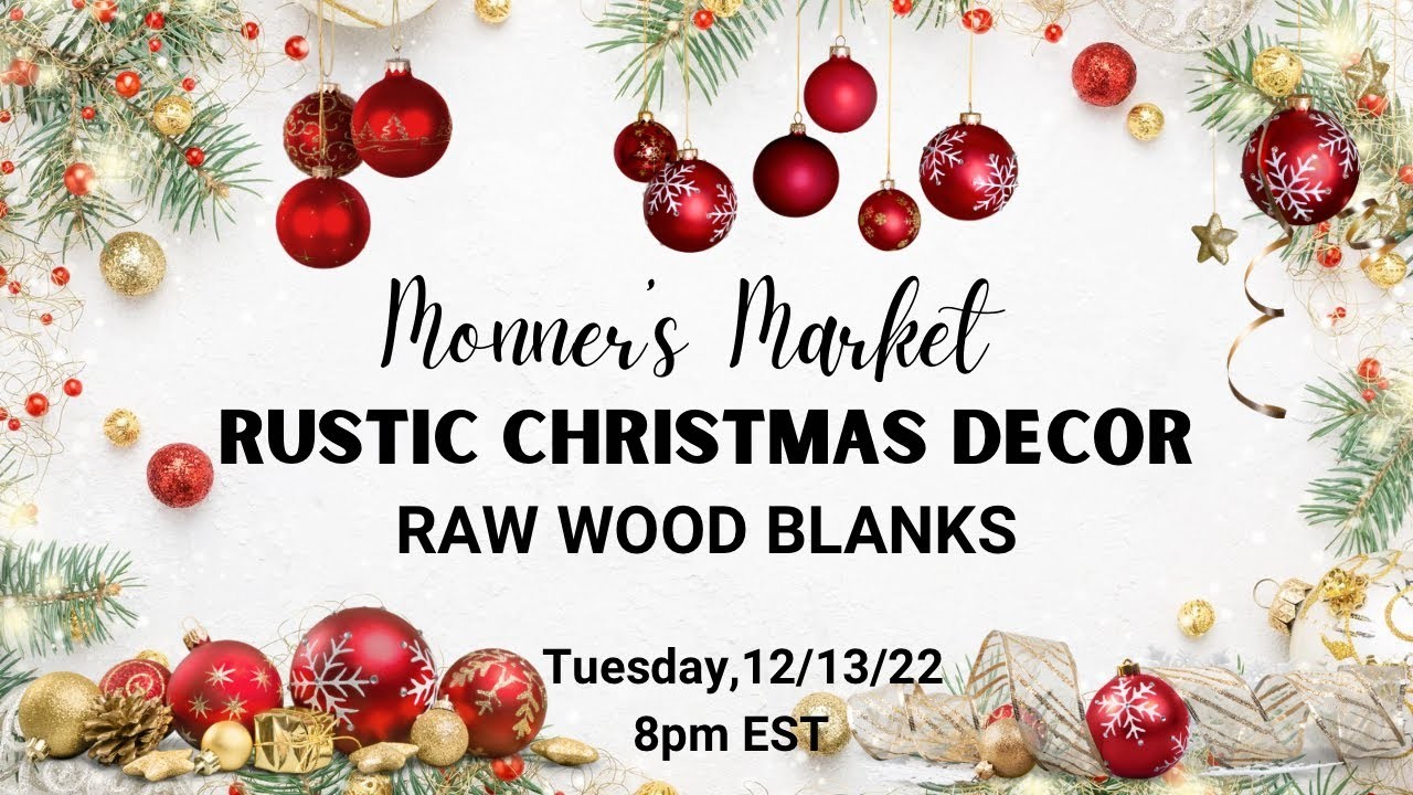 Rustic Christmas Decor * Raw Wood Blanks * Farmhouse DIYs * North Pole Directional Sign