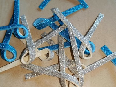 Top 5 DIY.Christmas decor ornaments tutorial.Glitter foam sheet craft ideas.Foamiran.Art & Craft