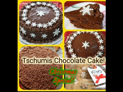 Tschumis Chocolate Cake ( 100 year old recipe ).How to make Perfect GANACHE?. A Christmas Special.