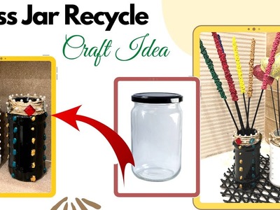 Unique Glass Jar Decoration Ideas |Home decorating ideas handmade|Best out of waste| Diya Creativity