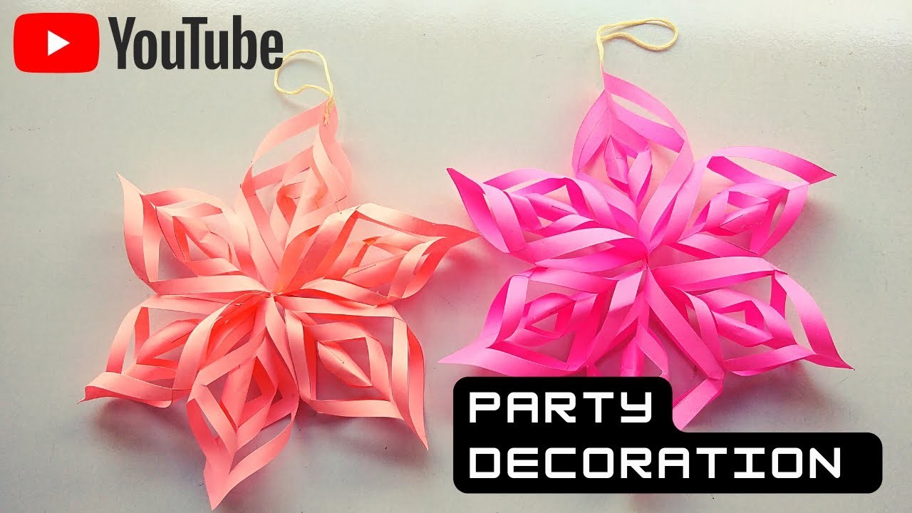 Very Easy Birthday Decoration at Home | Paper Flower Backdrop | 3D Floral Number | Birthday Banner