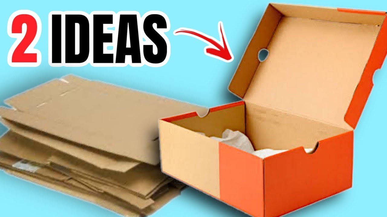 2 DIY Amazing Ideas.  Organizers.Recycling cardboard boxes