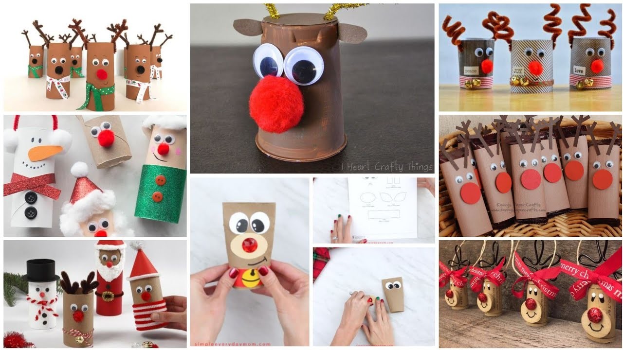 Amazing Diy Christmas with Cardboard Tubes????Quick and Easy Recycling Cardboard.Christmas Decoration