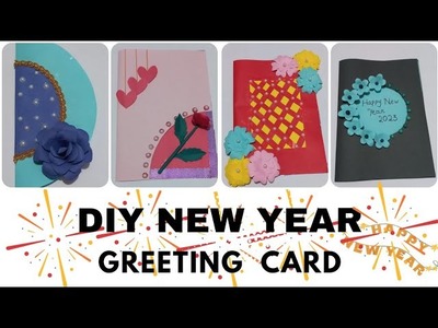 Card | Happy New Year Card 2023 | New Year Card Making |