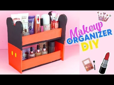 DIY Makeup Organizer | Easy Idea With Carboard | How To Make Makeup Organizer | Pino Art & Craft