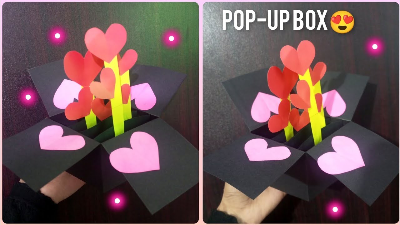 DIY Pop-up Box????????|| Easy paper box craft|| Handmade paper magic box|| #youtube #subscribe #craftideas