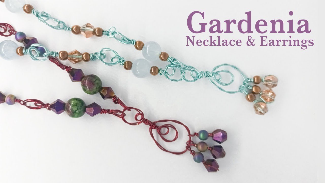 Easy Wire Beaded Necklace Tutorial for Beginners