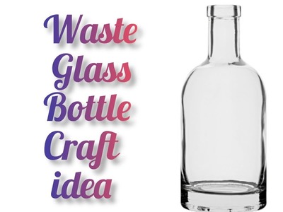 Glass Bottle Craft Ideas. Glass bottle craft for Home Decoration.DIY. bottle Light Decoration ideas