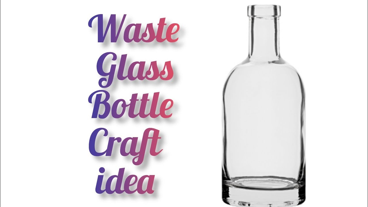 Glass Bottle Craft Ideas. Glass bottle craft for Home Decoration.DIY. bottle Light Decoration ideas
