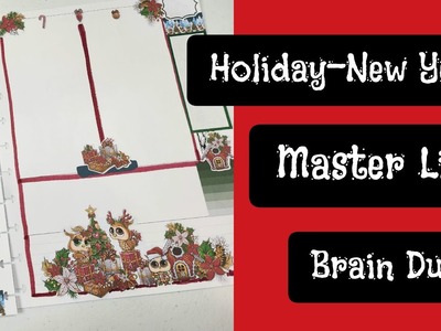 Holiday-End of Year Brain Dump ????  PWM Big Planner- Owlmas Stickers @meaghanatcutecutcraft2633